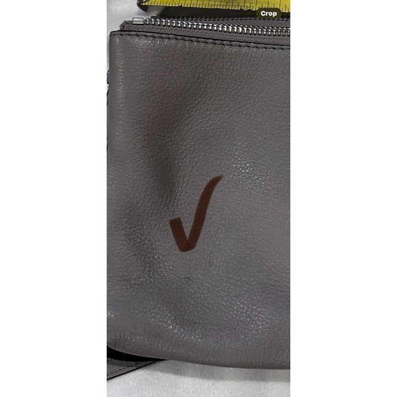 Michael Kors Shoulder Cross Bag Gray  Pebble‎ Leather 32S7SAFC3L Tag Double Zip - Picture 14 of 14